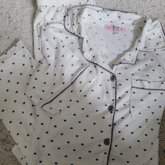 Namsa Mini Heart Short Sleeve Pajama Set - Size XL - Picture 2 of 6